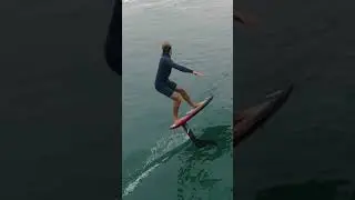foiling shot with fpv drone #shorts #fpv #foil
