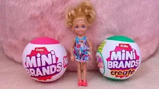 Chelsea Unboxes Zuru Mini Brands Retro Surprise Ball!!!! | Lol And Barbie Fun! | #lol #youtube