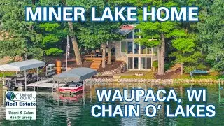 Turnkey Waterfront Retreat on Miner Lake &ndash; Chain O&rsquo; Lakes, Waupaca
