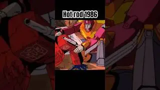 Hot rod/ rodimus prime evolution (1986-2018)
