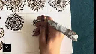 Mehandi Class-8 | Basic to Advance Mehndi Course | Mehandi flower part-2 | Mehandi Bunches 