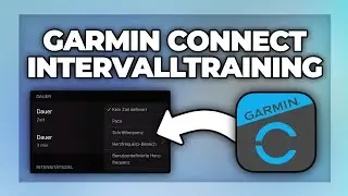 Garmin Connect Trainings erstellen - Intervalltraining Tutorial