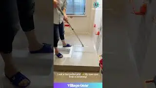 This Floor Squeegee is My Spirit Animal! 🙏 Cleaning ASMR Perfection! #cleaningtok