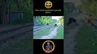 Train Horn Prank 2023 ! with Public Reaction || Udate Viral Train Horn Prank 2023 by M-1 prank TV