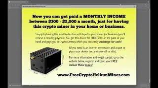 Helium Miner Postcard Marketing - How to mine HNT Tokens free