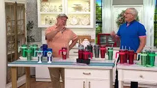 Primula Set of (3) 30oz Tumblers with Straws on QVC