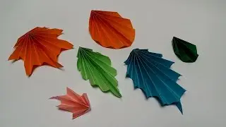 4 Different Types of Paper Leaves | Paper Craft Ideas | #fabsational