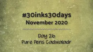 #30inks30days November 26 | Pure Pens Cadwaladr