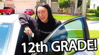 FIRST DAY OF SCHOOL 2022 GRWM!! HER FIRST DAY OF 12th GRADE