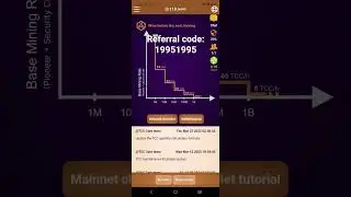 New mining tcc network Referral code: 19951995
