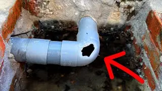 Plumbers never want you to know this! Easy way to patch a hole in a PVC pipe