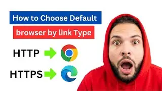 How to Choose Default browser by link Type