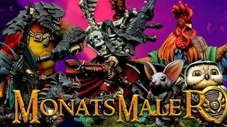 Lizardmen für The Old World, süße Humblewood-Helden & Jamie Lannister - Monatsmaler Januar 2025