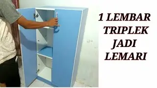 MEMBUAT LEMARI MENGGUNAKAN SATU LEMBAR TRIPLEK