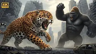 😱 Kong vs the GIANT Jaguar 🦍🐆 | The City Faces TOTAL Destruction