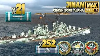 Cruiser Jinan: Perfect use of ship advantages - World of Warships