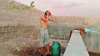 Part 2 white salwar tubewell bathing swimming Hat Boy Cute Man 