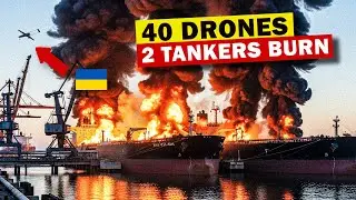 Украина отключила радар на 7 минут, а затем два нефтяных гиганта превратились в плавучий адский о...