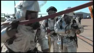 Fire and Rescue Marines conduct crash drills