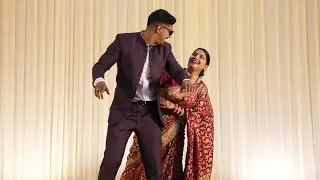 Engagement Dance performance by Bride Bhaiya and Bhabhi | Aaj Hai Sagaai | Mehandi Rang Layi | 90s