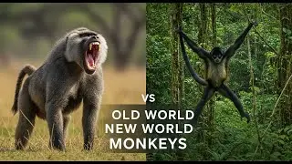 How Many Types of Monkeys Are There? 🐒 Old World vs New World Explained | Wildcure