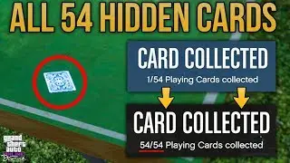 GTA Online Diamond Casino Update - ALL 54 HIDDEN CARD COLLECTIBLES + LOCATIONS (Easy Guide)