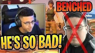 Myth Reacts to TSM Camills Being BENCHED! - Fortnite Best and Funny Moments