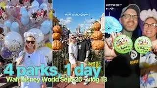ЧЕТЫРЕ ПАРКА ЗА ОДИН ДЕНЬ | ВСЕ ПАРКИ WDW ЗА ОДИН ДЕНЬ, НАПОЛНЕННЫЙ ВЕСЕЛЬЕМ | ВИДЕОБЛОГ О DISNEY...