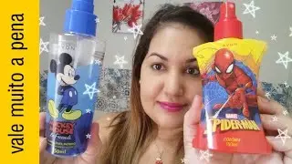 Colônia Mickey Mouse e Spider-Man da avon (resenha)