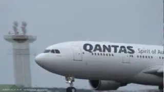 Qantas A330-203 [VH-EBL] - Takeoff from Sydney - 3 January 2009