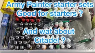 Army painter starter sets. Any good for a starting noob ? / Warhammer the Old World.