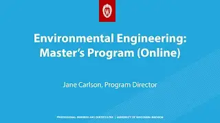 Environmental Engineering Master's Program (Online)