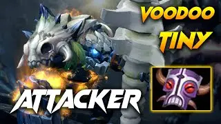 ATTACKER TINY - Voodoo Mask - Dota 2 Pro Gameplay [Watch & Learn]