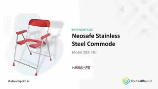 Neosafe Stainless Steel Commode Chair (202-F10) 👉  Order Online at Lowest Prices // TheHealthPoint&trade;