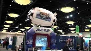 The Blimpworks-Aerostar Display booth at the Baseball Winter Meetings