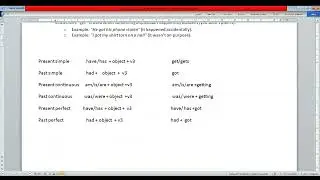 unit four   causative