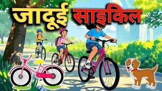 जादूई साइकिल ।।Jadui cycle #moralstoriesinhindi  #jaduikahaniya #cartoon #fairytalestory #kidsvideo 