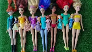 Disney Princess Doll Makeover ~ DIY Miniature Ideas for Barbie - Wig, Dress, Faceup, andMore! DIY