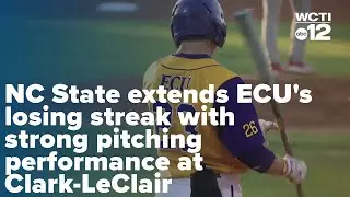 NC State extends ECU's losing streak with strong pitching performance at Clark-LeClair