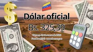 09/01/2026 Precio del D&oacute;lar BCV en Venezuela. Descarga la App Pyn Pon Lite y mantente actualizado.