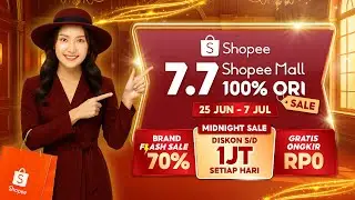 Belanja Produk Shopee Mall 100% ORI dengan Promo Brand Flash Sale 70%, 25 Jun - 7 Jul!