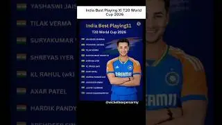 India's best playing xl T20 World Cup 2026🇮🇳🔥🏆