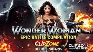 Wonder Woman | Epic Battle Compilation | ClipZone: Heroes & Villains