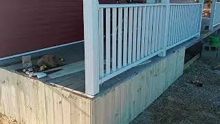 skirting for mobile home or shed#construction#building #mobilehomes