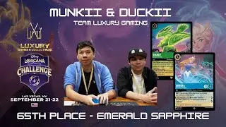 WELCOME TO TEAM LUX! MUNKII & DUCKIE’S EMERALD SAPPHIRE DECK | DISNEY LORCANA CHALLENGE LAS VEGAS