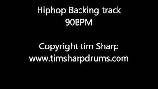 Hiphop drumless backing track 90BPM - playalong