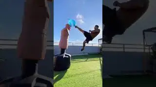 Amazing Martial Arts Kick Boom 💥🥋 #shorts #martialarts #kickboxing #taekwondo #kungfu #kick #stunt