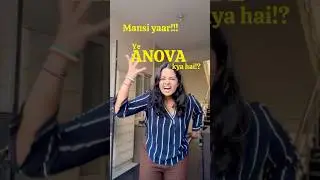 ANOVA #simplystatistics day 11 #statisticsinpsychology #mapsychology