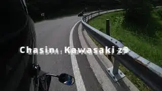 Kačje ride (Planina) -  Kawasaki Z900