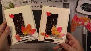 autumn leaves card